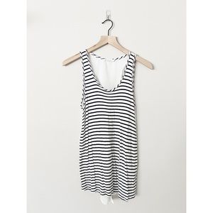 Sophie Rue Striped Split Back Tank Top